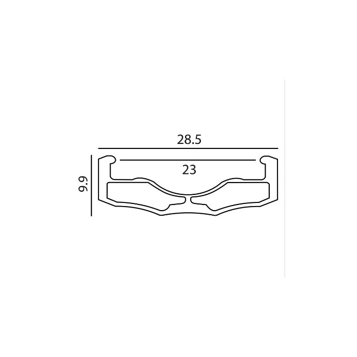 ALIENATION MALICE TCS2.0 BMX RIM BLACK
