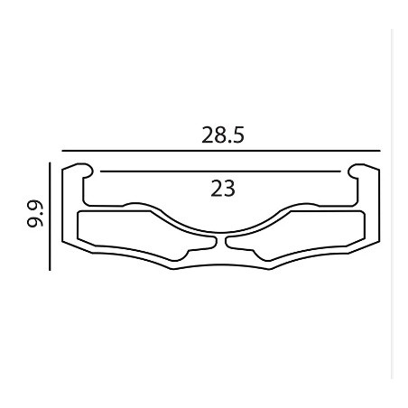 ALIENATION MALICE TCS2.0 BMX RIM BLACK