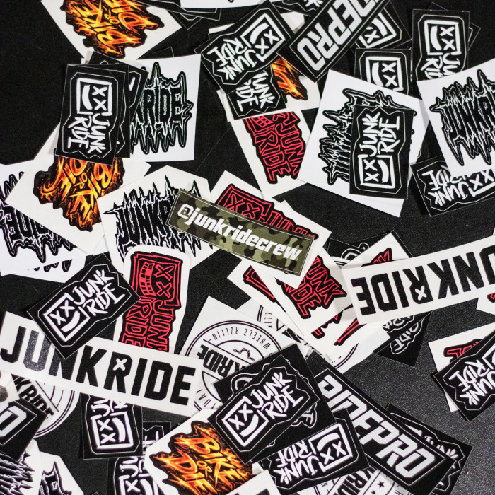 JUNKRIDE CREW STICKERSET