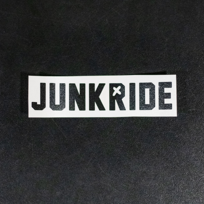 JUNKRIDE STICKER 11cm BLACK