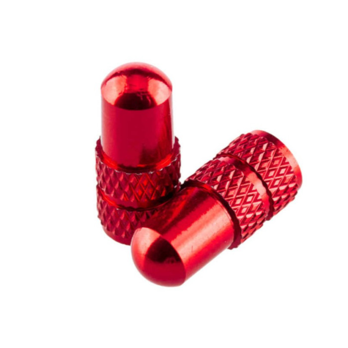 DEITY PRESTA VALVE CAP RED