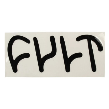 CULT FRAME STICKER BLACK