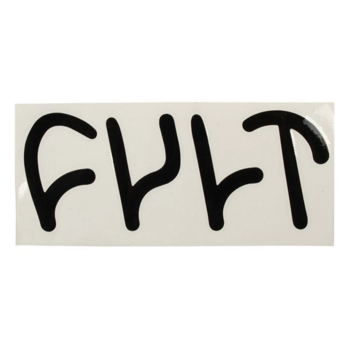 CULT FRAME STICKER BLACK