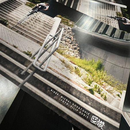 MICHAL KOVAČOVIČ DOUBLEPEG JUNKRIDE A3 POSTER