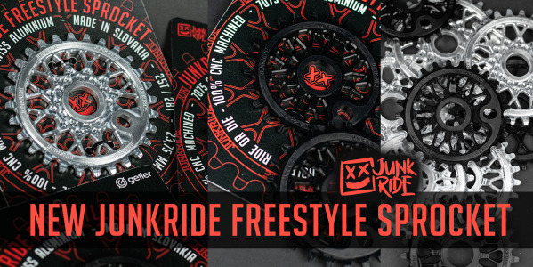 JUNKRIDE CREW MÁ VLASTNÝ PREVODNÍK ! NEW JUNKRIDE FREESTYLE SPROCKET