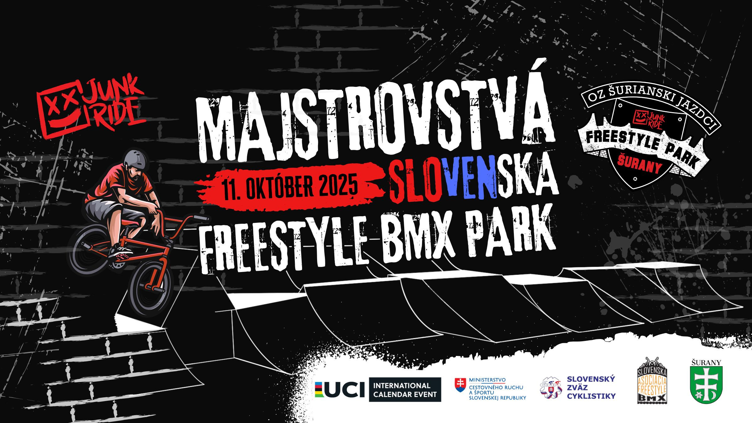 MAJSTROVSTVÁ A SLOVENSKÝ POHÁR FREESTYLE BMX/MTB ŠURANY 2025