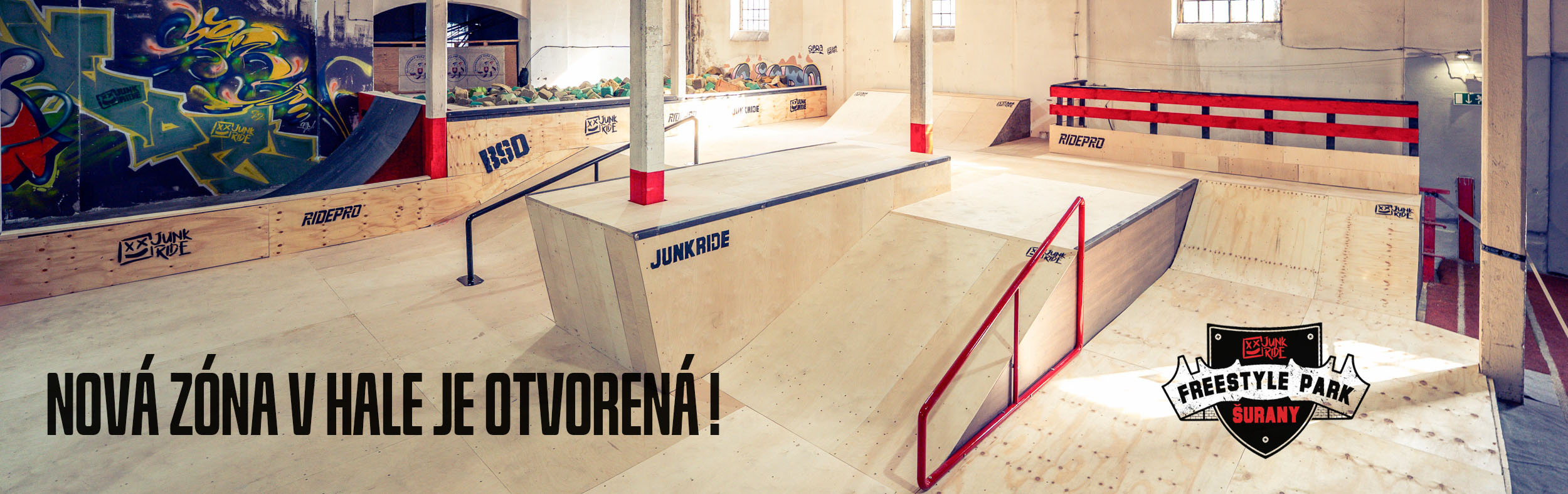 NOVÁ ZÓNA V JUNKRIDE FREESTYLE PARKU V ŠURANOCH JE OTVORENÁ
